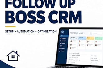 set up follow up boss CRM follow up boss automation follow up boss workflows va