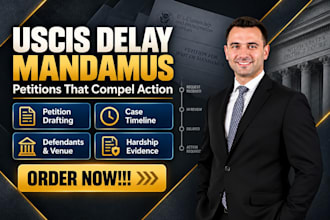 expertly draft your uscis writ of mandamus petition for immigration delays