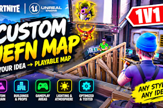 create custom fortnite uefn map exatcly how you want