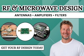 design microwave and rf antennas, amplifiers and filters