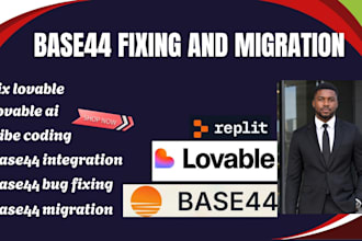 fix, improve, complete launch and migrate lovable, replit, bolt ai web app