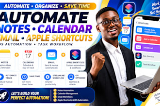 automate notes calendar email apple shortcuts ios automation task workflow