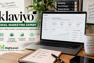 be your brevo or klaviyo expert for email marketing and automation flows