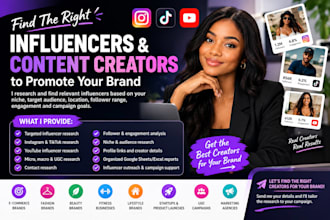 do influencer research and outreach for your brand