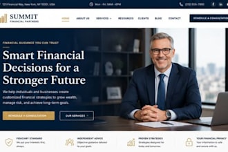 build squarespace financial advisor website wealth management website financial