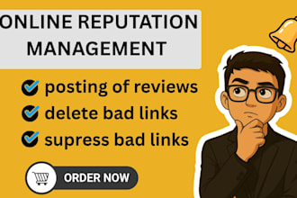 support your journey  to a trusted brand, ORM, online reputation management