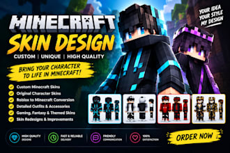 make pixel art minecraft skin for your games