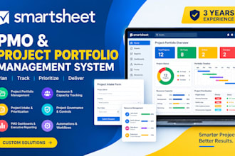 build smartsheet pmo project portfolio management systems