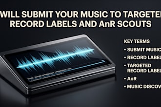 submit your music to targeted record labels and anr scouts
