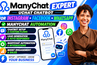 do manychat uchat chatbot for instagram facebook whatsapp manychat automation