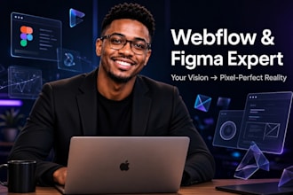 develop webflow website figma to webflow landing page framer business
