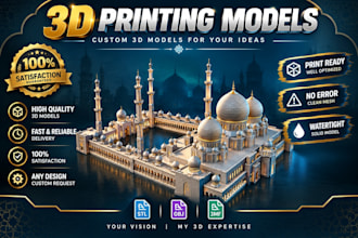 do product 3d modeling for 3d printing