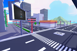 build a detailed roblox map and environment for your game models asset in studio