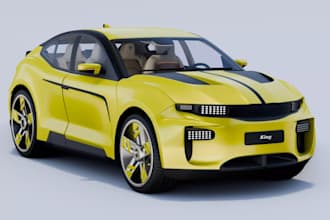 edit,modify,blender 3d model,suv bodywork,sport car accessories,game ready asset