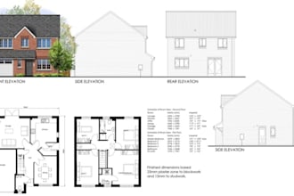 design UK house extension plans and planning application drawings