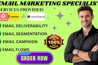 manage klaviyo omnisend kit mailchimp campaign segmentation flow deliverability