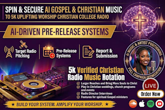 spin and secure ai gospel music to 5k uplifting worship christian college radio