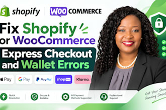 fix shopify or woocommerce express checkout and wallet errors
