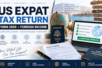 file US expat tax return with form 2555 foreign earned income