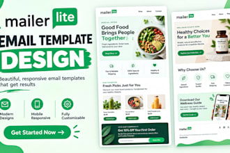 design reusable mailerlite email newsletter template mailerlite email template