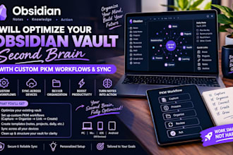 optimize your obsidian vault second brain with custom pkm workflows and sync