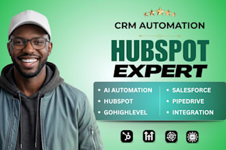 setup hubspot crm ai pricing app api marketing landing page salesforce zoho