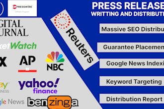 write press release distribution submit PR distribution to news media outlet