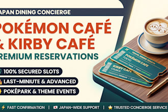 secure your pokemon cafe tokyo or osaka reservation, pokepark kanto tickets