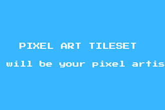 be your pixel art artist for pixel sprites