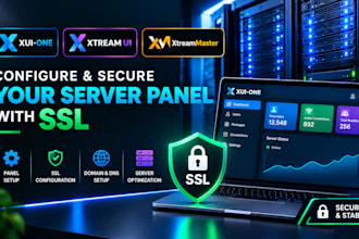 configure xui one ,xtream UI and xtreammaster server panel SSL
