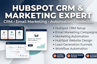 setup and automate hubspot zoho gohighlevel CRM with zapier