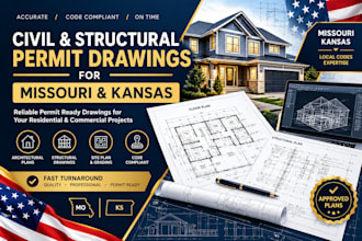 do structural engineering permit drawings for mo and ks