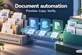 build a python script to organize document copies with a dry run