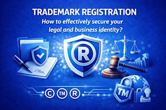assist with euipo trademark opposition, trademark research and IP documentation