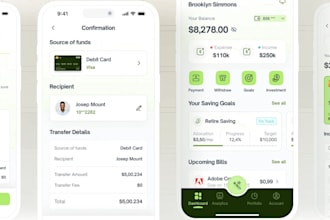 develop ai finance app, fintech app, investment app, finance saas, neobank app