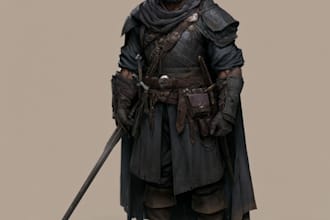 dnd character design and illustration