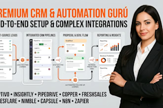 setup apptivo insightly pipedrive copper freshsales slack zapier crm automation