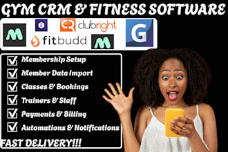 setup gymmaster mindbody glofox truecoach clubright gym CRM fitness software