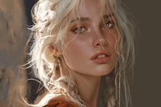 do realistic or fantasy portrait