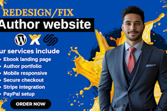 redesign or fix your author website and ebook landing page to stop lost sales