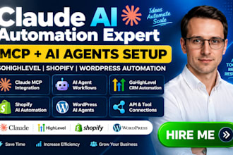 build ai automation agents with claude mcp gohighlevel shopify and wordpress