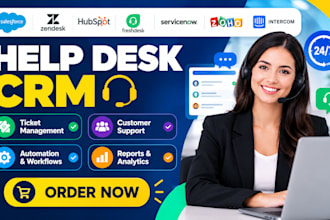do help desk salesforce zendesk hubspot freshdesk servicenow zoho intercom CRM