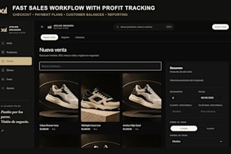 build a custom inventory, sales and business dashboard