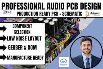 low noise pcb design for guitar effects,mic preamp,amplifier,audio device