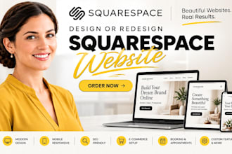 build squarespace website design redesign squarespace website development store