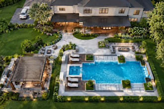 design professional 2d landscape plans, master plans and garden rendering