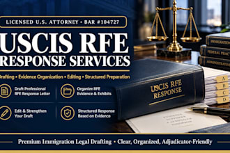 structure your uscis rfe response with evidence