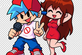 design an original fnf character for friday night funkin mods