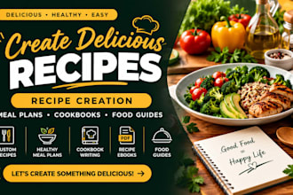 create custom recipes and personalized meal plans for you