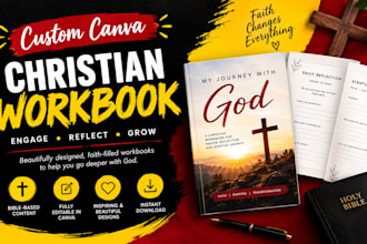 design workbook christian ebook 30 days prayer journal, daily devotional planner